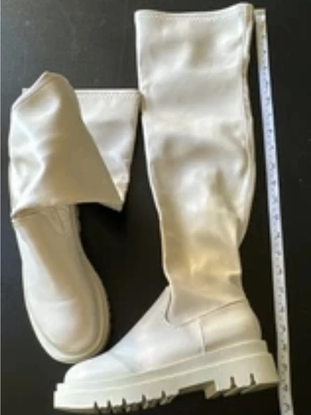 Women's Lace-Up Chelsea Boots - Cream